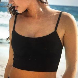 Basta crop swim top size medium